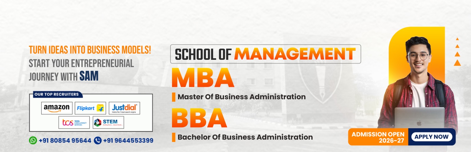 SAM Global University campus slide